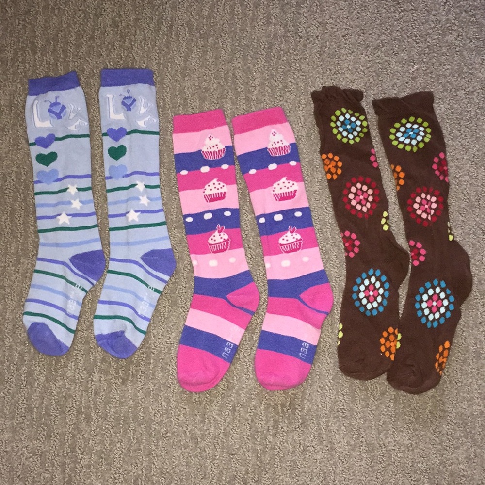 NWOT Girls Gymboree knee high socks